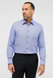 Eterna Langarmhemd MODERN FIT NON IRON Hellblau/Pastell