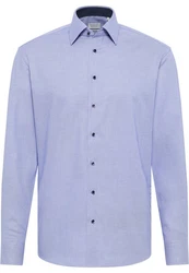Eterna Langarmhemd MODERN FIT NON IRON Hellblau/Pastell