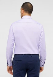 Eterna Langarmhemd MODERN FIT NON IRON Lila