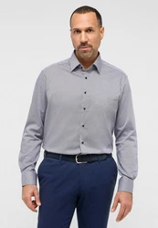 Eterna Langarmhemd COMFORT FIT NON IRON Grau/Dunkelblau/Hellgrau/Dunkelgrau/Hellblau/Braun