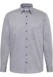 Eterna Langarmhemd COMFORT FIT NON IRON Grau/Dunkelblau/Hellgrau/Dunkelgrau/Hellblau/Braun