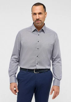 Eterna Langarmhemd COMFORT FIT NON IRON Grau/Dunkelblau/Hellgrau/Dunkelgrau/Hellblau/Braun