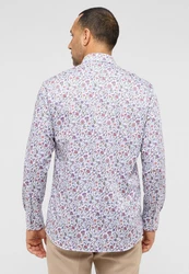 Eterna Langarmhemd Modern Fit Non Iron Mischfarben/Rot/Lila/Dunkelblau