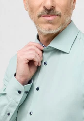 Eterna Langarmhemd SLIM FIT NON IRON Grün/Hellgrün/Hellblau/Türkis