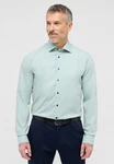 Eterna Langarmhemd SLIM FIT NON IRON Grün/Hellgrün/Hellblau/Türkis