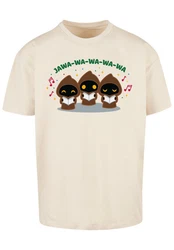 F4NT4STIC T-Shirt Star Wars Jawa-Wa-Wa Khaki/Beige/Weiß