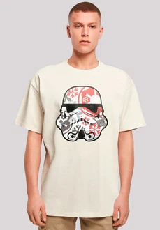 F4NT4STIC T-Shirt Star Wars Trooper Head Snoflakes
