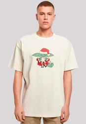 F4NT4STIC T-Shirt Star Wars Grogu To You XMAS Creme/Grün/Khaki/Beige/Rot