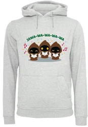 F4NT4STIC Kapuzenpullover Star Wars Jawa-Wa-Wa Grau/Hellgrau/Silber/Gelb/Grün