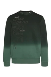 CAMP DAVID Sweater Dunkelgrün/Grün
