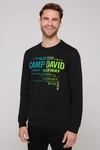 CAMP DAVID Sweater Schwarz/Orange/Grau/Gelb