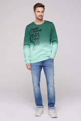 CAMP DAVID Sweater Grün/Dunkelgrün/Orange/Türkis/Blau/Hellgrün/Neonfarben