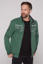 Sweatjacke mit Stehkragen
