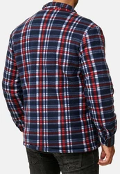Egomaxx Blouson Fleece Hemd Holzfäller Jacke [2575] Rot (2575)