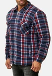 Egomaxx Blouson Fleece Hemd Holzfäller Jacke [2575] Rot (2575)