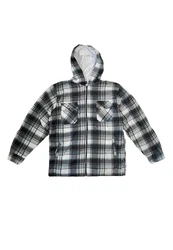 Egomaxx Blouson Thermohemd Hoodie Jacke (2598) Grau/Blau (2598)