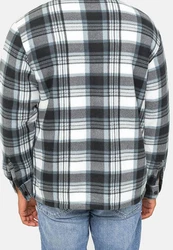 Egomaxx Blouson Thermohemd Hoodie Jacke (2598) Grau/Blau (2598)
