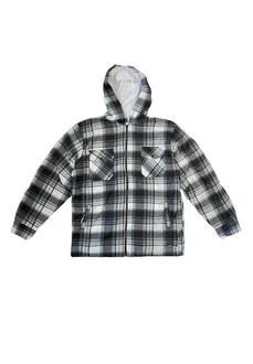 Egomaxx Blouson Thermohemd Hoodie Jacke (2598) Grau/Blau (2598)