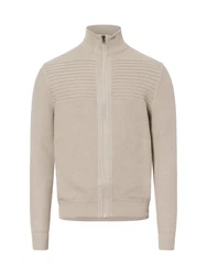 Andrew James Strickjacke Beige/Khaki/Braun