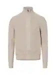 Andrew James Strickjacke Beige/Khaki/Braun