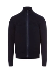 Andrew James Strickjacke Dunkelblau/Hellblau
