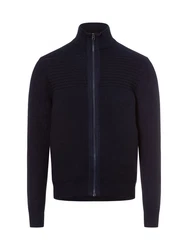 Andrew James Strickjacke Dunkelblau/Hellblau