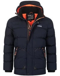 Geographical Norway Steppjacke Herren Outdoor Dunkelblau/Rot/Hellblau