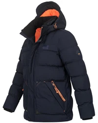 Geographical Norway Steppjacke Herren Outdoor Dunkelblau/Rot/Hellblau