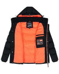 Geographical Norway Steppjacke Herren Outdoor Dunkelblau/Rot/Hellblau