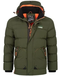 Geographical Norway Steppjacke Herren Outdoor Dunkelgrün/Grün