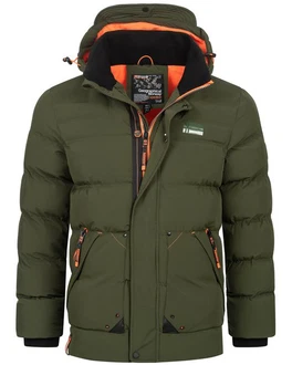 Geographical Norway Steppjacke Herren Outdoor Dunkelgrün/Grün
