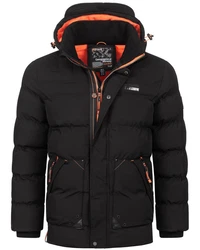 Geographical Norway Steppjacke Herren Outdoor Schwarz
