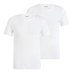 BOSS T-Shirt T-ShirtRN 2P ComfortS Weiß/Creme/Dunkelblau