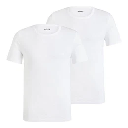 T-Shirt T-ShirtRN 2P ComfortS mit gesticktem Ton-in-Ton Logo