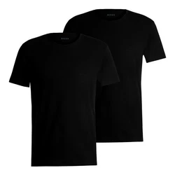 BOSS T-Shirt T-ShirtRN 2P ComfortS Schwarz