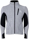GUGGEN Mountain Fusion Fleecejacke Herren Grau/Hellgrau/Dunkelgrau