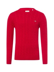 Gant Rundhalspullover COTTON CABLE C-NECK 