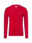 Gant Rundhalspullover COTTON CABLE C-NECK 