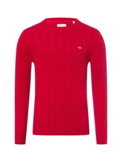 Gant Rundhalspullover COTTON CABLE C-NECK 