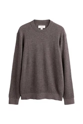Next Rundhalspullover Signature Grau/Lila/Braun/Beige/Dunkelgrau