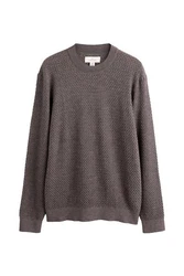 Next Rundhalspullover Signature Grau/Lila/Braun/Beige/Dunkelgrau