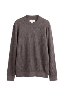 Next Rundhalspullover Signature Grau/Lila/Braun/Beige/Dunkelgrau
