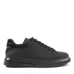 Celal Gltekin 642-1528 Sneaker Moderne Leder-Freizeitschuhe mit Schnrdesign und flachem Absatz.
