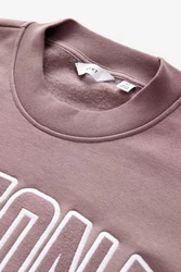 Next Sweatshirt Grafik-Sweatshirt mit Rundhalsausschnitt 
