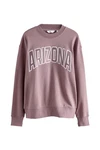 Next Sweatshirt Grafik-Sweatshirt mit Rundhalsausschnitt 