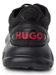 HUGO Sneaker 'Leon' Rot/Schwarz