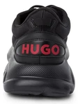 HUGO Sneaker 'Leon' Rot/Schwarz