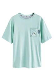 Pyjama Schlafanzug mit Shorts, Snoopy (2 tlg)