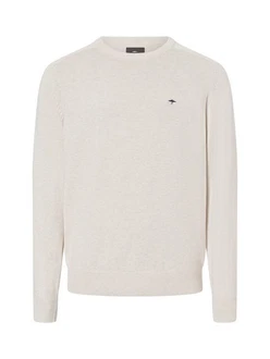 FYNCH-HATTON Strickpullover Khaki/Creme/Weiß/Beige/Grau/Braun
