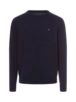 FYNCH-HATTON Strickpullover Dunkelblau/Blau